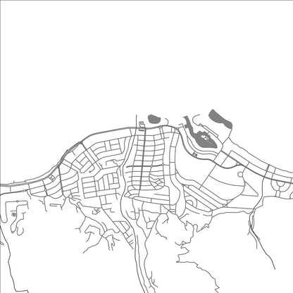 ROAD MAP OF CARABALLEDA, VENEZUELA BY MAPBAKES