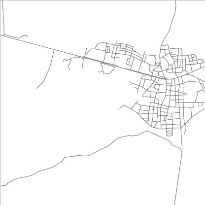 ROAD MAP OF CHAGUARAMAS, VENEZUELA BY MAPBAKES