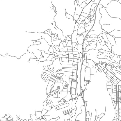 ROAD MAP OF CHARALLAVE, VENEZUELA BY MAPBAKES