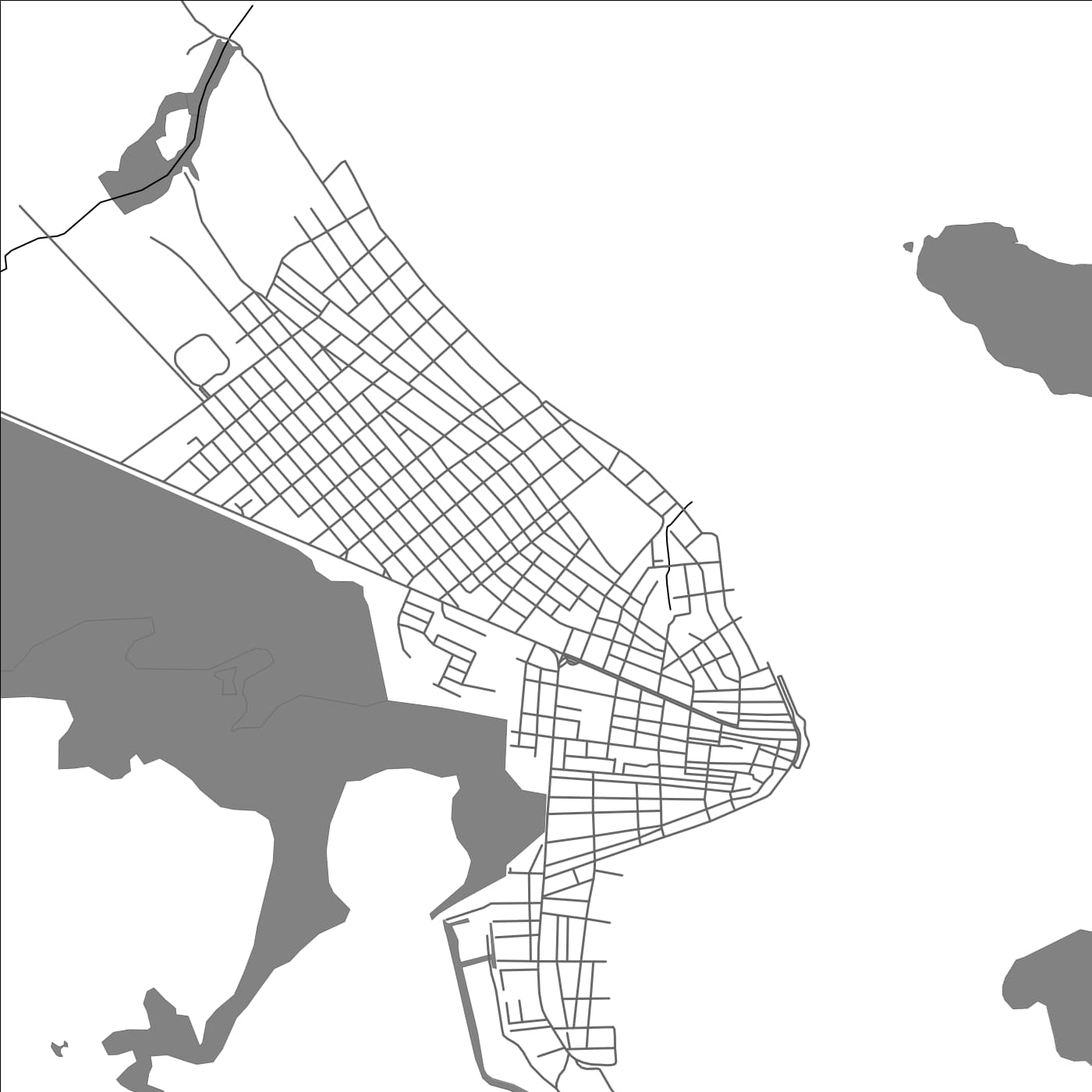 ROAD MAP OF CHICHIRIVICHE, VENEZUELA BY MAPBAKES