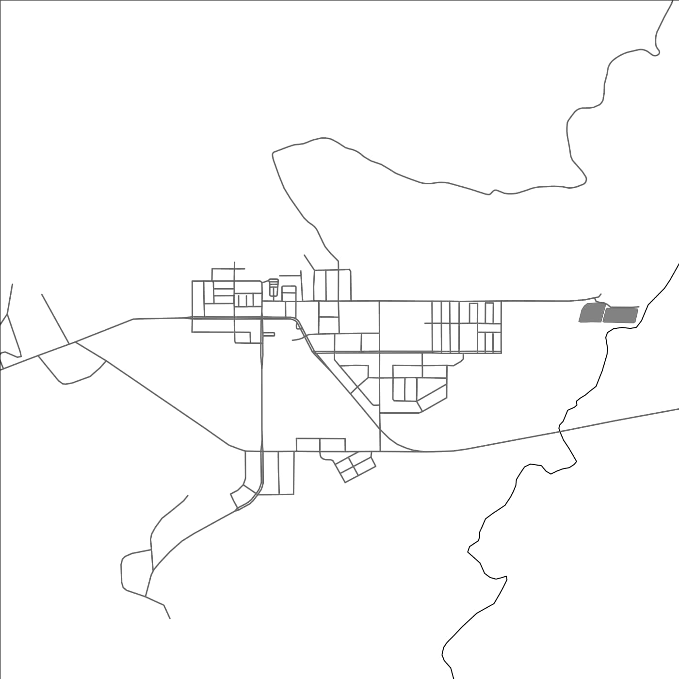 ROAD MAP OF CIUDAD PIAR, VENEZUELA BY MAPBAKES