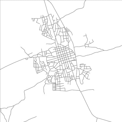ROAD MAP OF EL SOCORRO, VENEZUELA BY MAPBAKES