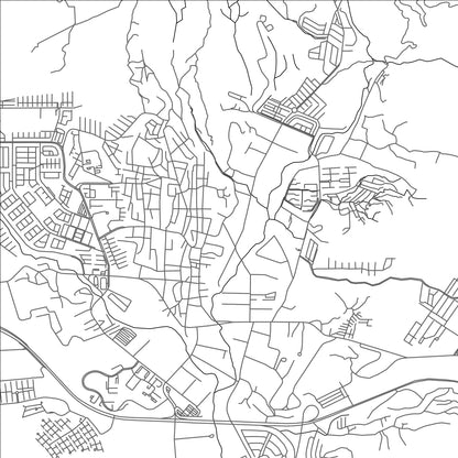 ROAD MAP OF GUARENAS, VENEZUELA BY MAPBAKES