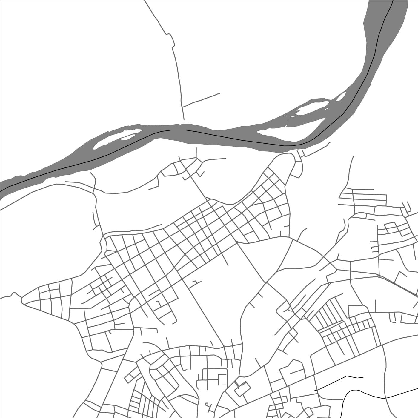 ROAD MAP OF GUASDUALITO, VENEZUELA BY MAPBAKES