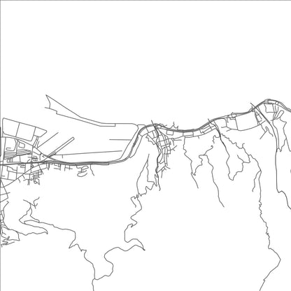 ROAD MAP OF LA GUAIRA, VENEZUELA BY MAPBAKES