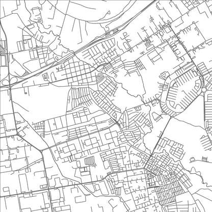 ROAD MAP OF LOS GUAYOS, VENEZUELA BY MAPBAKES