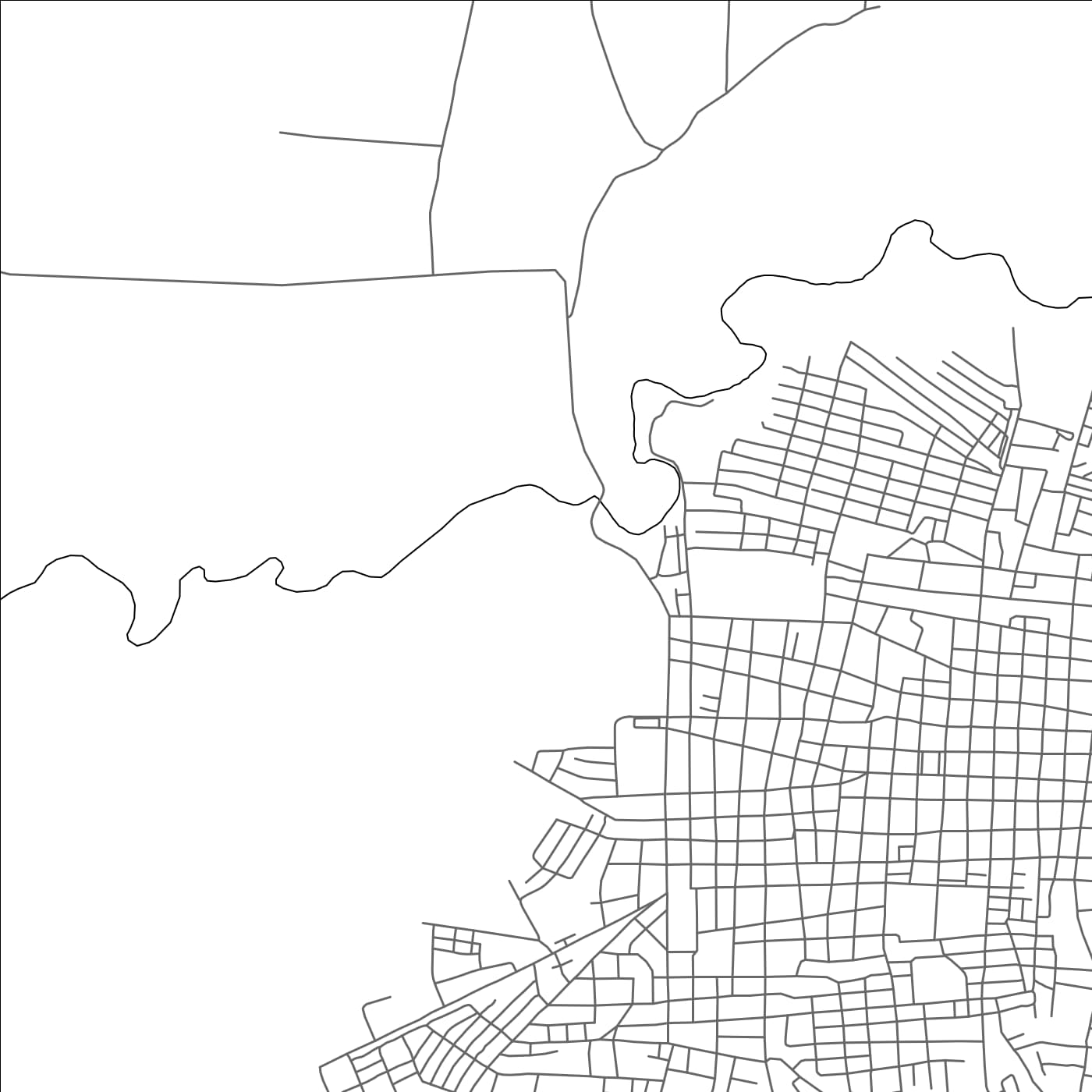 ROAD MAP OF MACHIQUES, VENEZUELA BY MAPBAKES