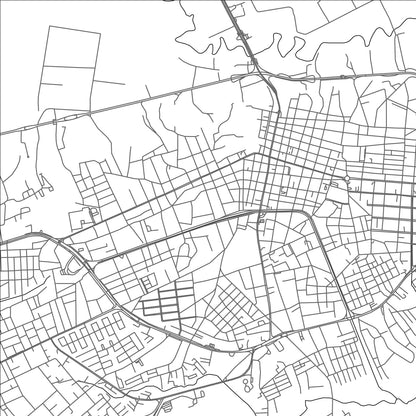 ROAD MAP OF MATURIN, VENEZUELA BY MAPBAKES