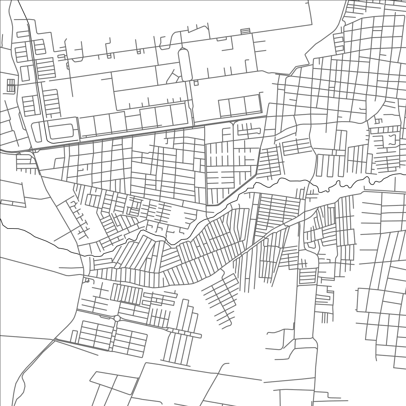 ROAD MAP OF PALO NEGRO, VENEZUELA BY MAPBAKES