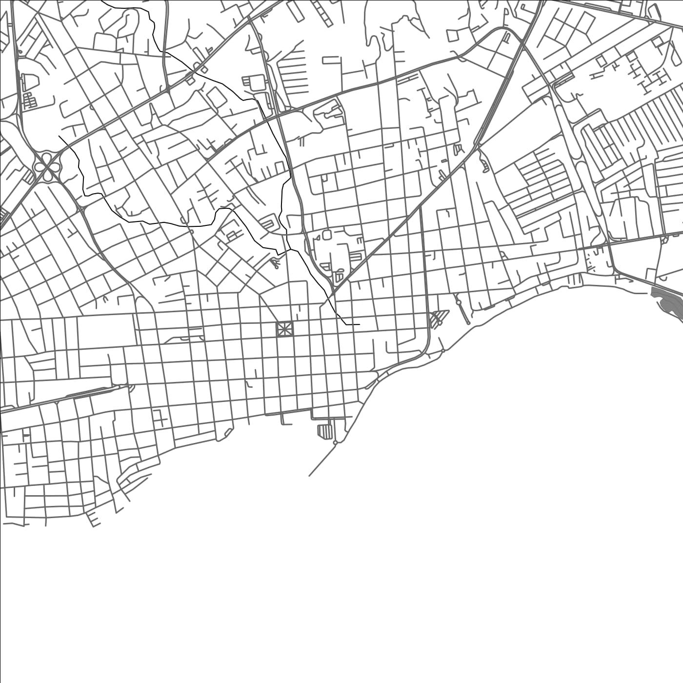 ROAD MAP OF PORLAMAR, VENEZUELA BY MAPBAKES