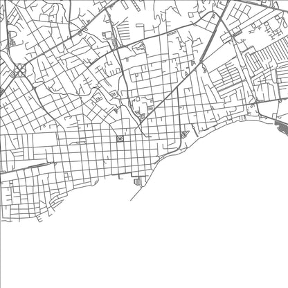 ROAD MAP OF PORLAMAR, VENEZUELA BY MAPBAKES