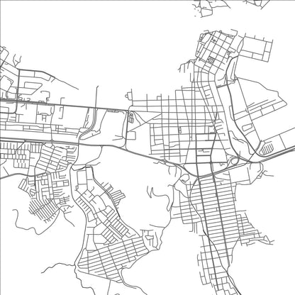 ROAD MAP OF PUERTO CABELLO, VENEZUELA BY MAPBAKES