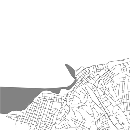 ROAD MAP OF PUERTO PIRITU, VENEZUELA BY MAPBAKES