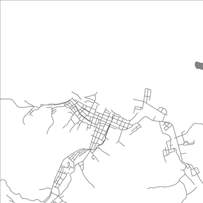 ROAD MAP OF RIO CARIBE, VENEZUELA BY MAPBAKES