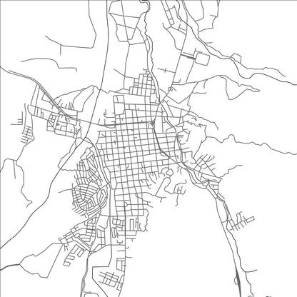 ROAD MAP OF SAN ANTONIO DEL TACHIRA, VENEZUELA BY MAPBAKES