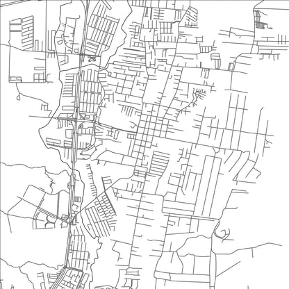 ROAD MAP OF SAN DIEGO, VENEZUELA BY MAPBAKES