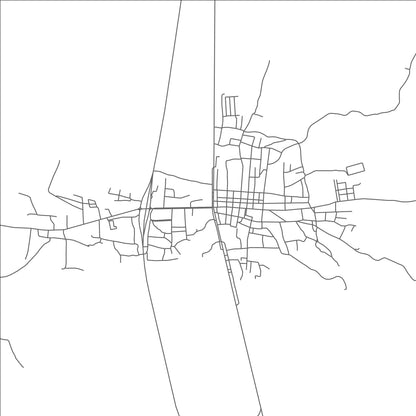 ROAD MAP OF SAN MATEO, VENEZUELA BY MAPBAKES