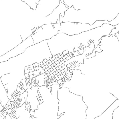 ROAD MAP OF SANTA ANA, VENEZUELA BY MAPBAKES