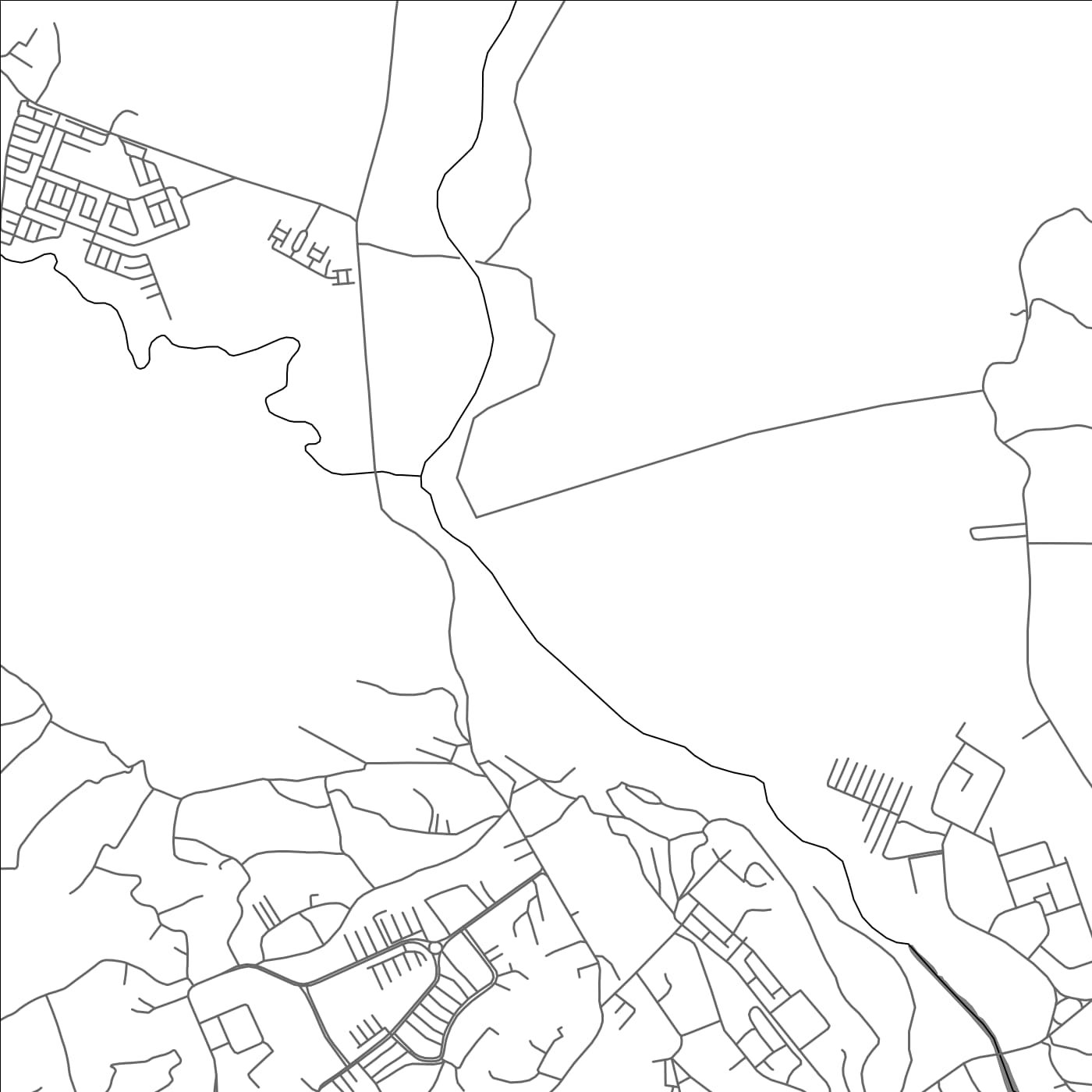 ROAD MAP OF SANTA LUCIA, VENEZUELA BY MAPBAKES