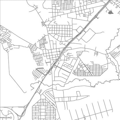 ROAD MAP OF TOCUYITO, VENEZUELA BY MAPBAKES