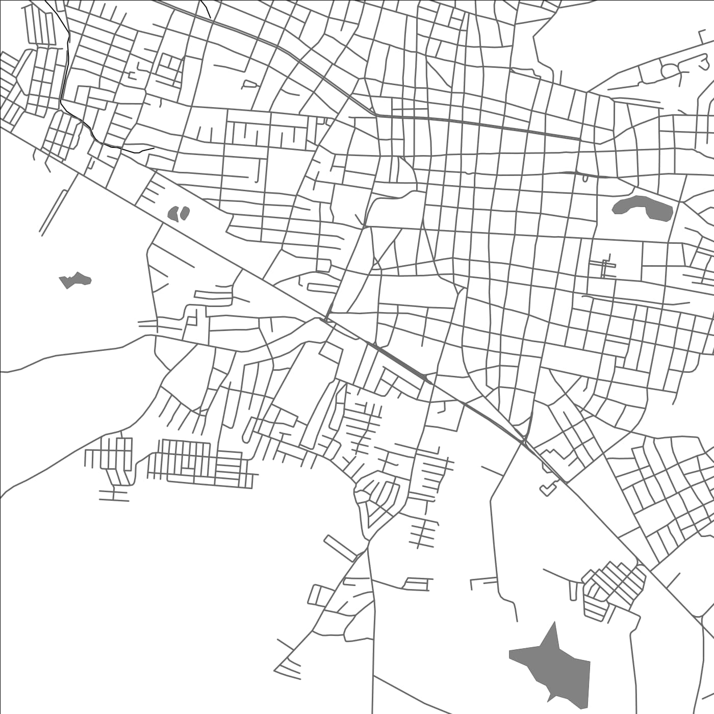 ROAD MAP OF VALLE DE LA PASCUA, VENEZUELA BY MAPBAKES