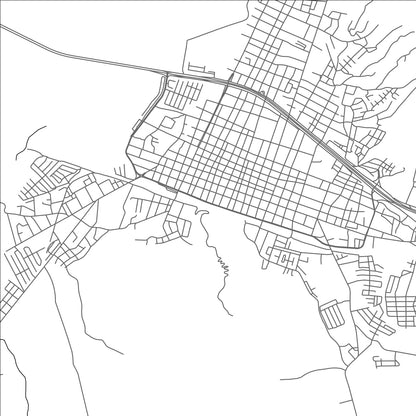 ROAD MAP OF YARITAGUA, VENEZUELA BY MAPBAKES