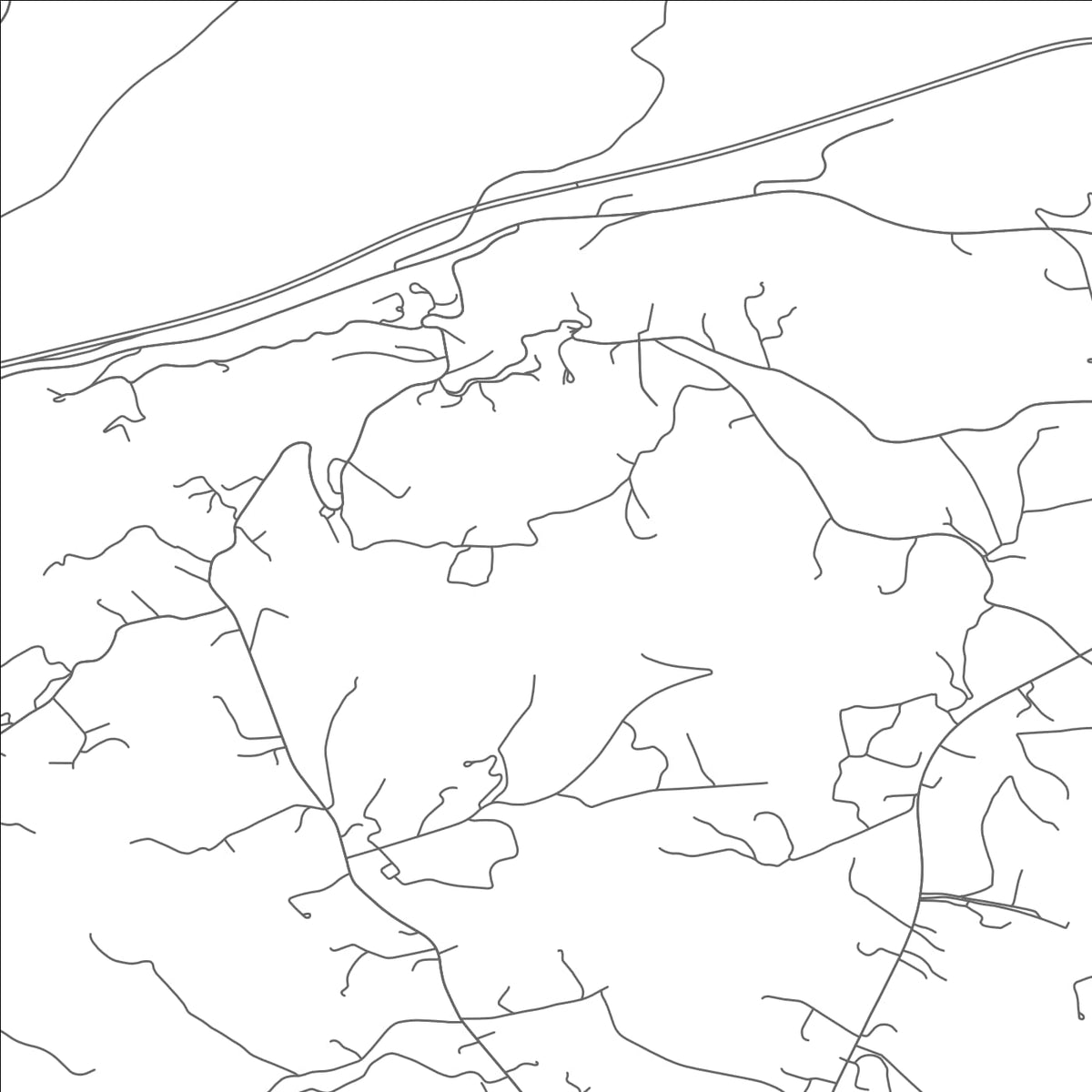ROAD MAP OF AFTON, VIRGINIA BY MAPBAKES