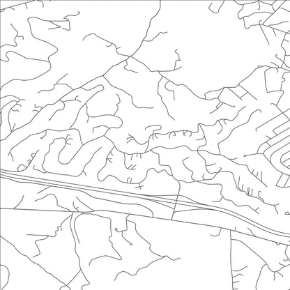 ROAD MAP OF APPLE MOUNTAIN LAKE, VIRGINIA BY MAPBAKES