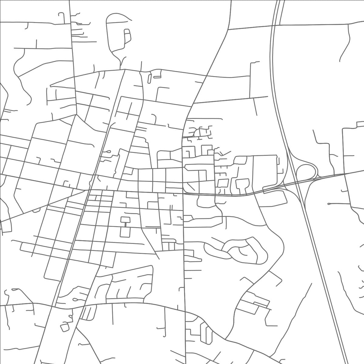 ROAD MAP OF ASHLAND, VIRGINIA BY MAPBAKES