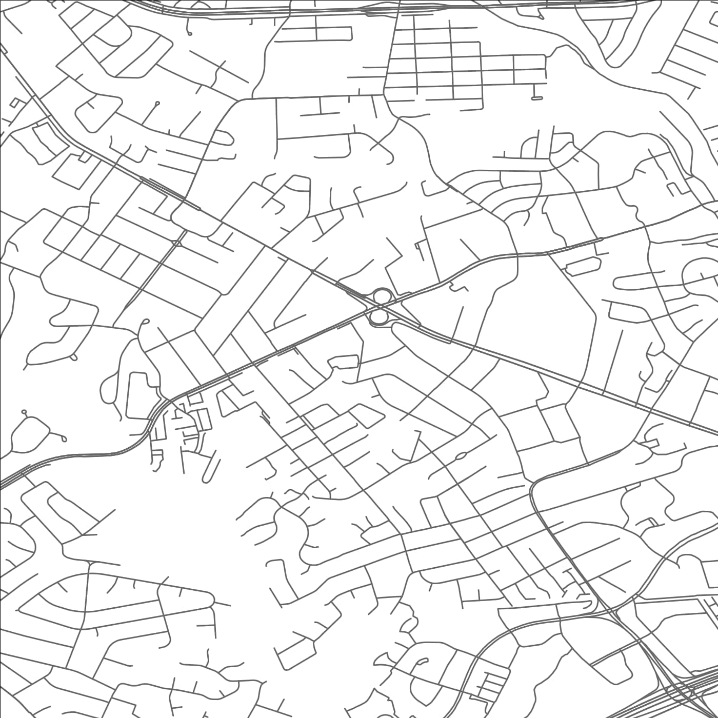 ROAD MAP OF BAILEY'S CROSSROADS, VIRGINIA BY MAPBAKES