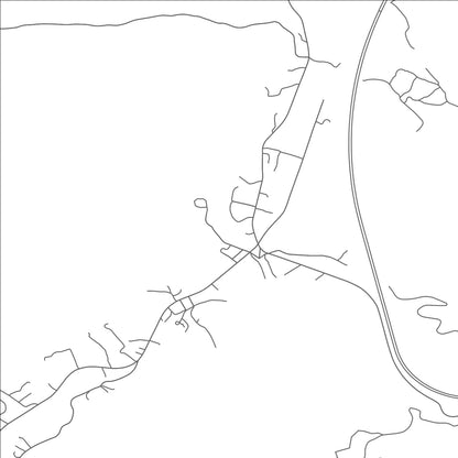 ROAD MAP OF BASTIAN, VIRGINIA BY MAPBAKES