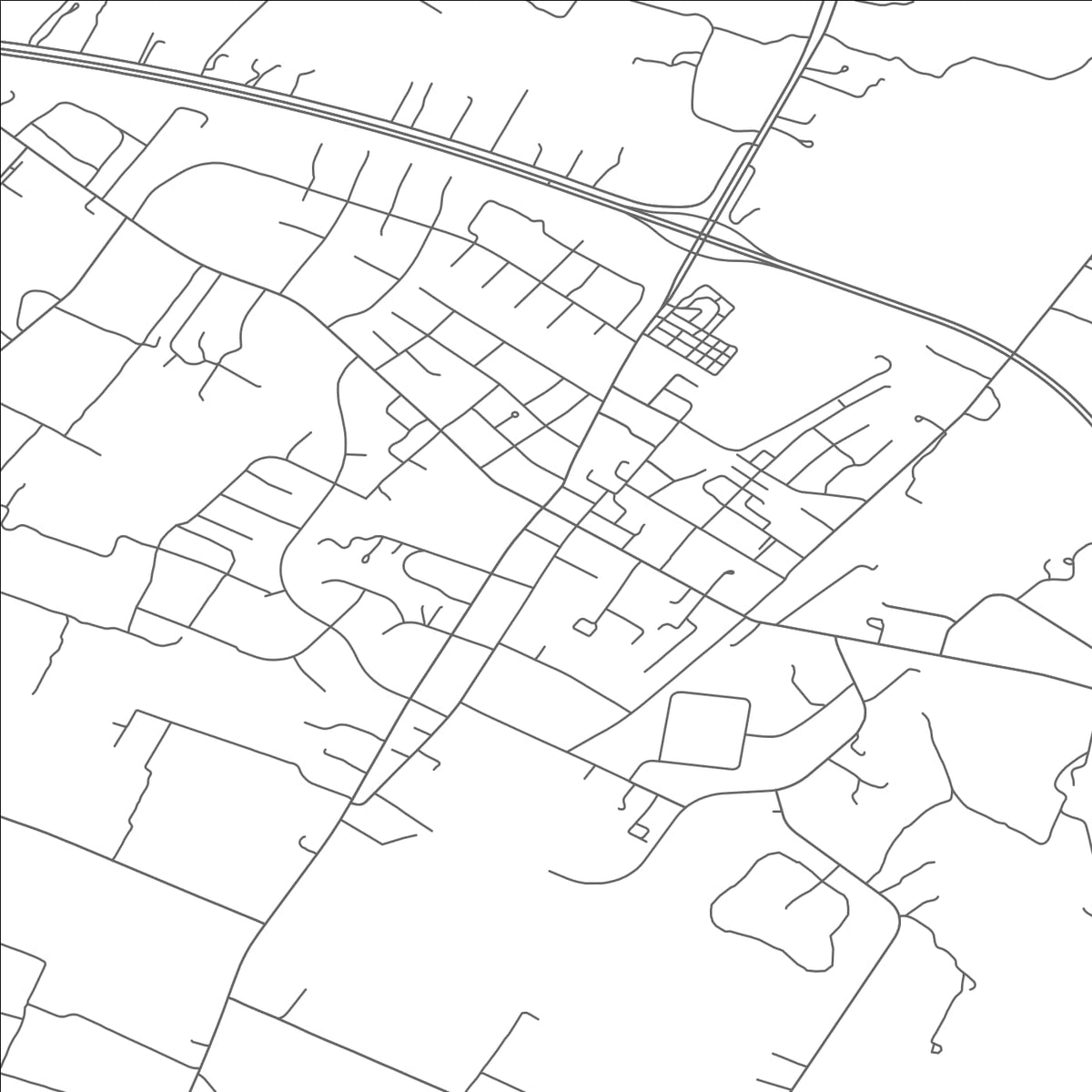 ROAD MAP OF BERRYVILLE, VIRGINIA BY MAPBAKES