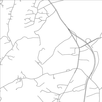 ROAD MAP OF BLAIRS, VIRGINIA BY MAPBAKES