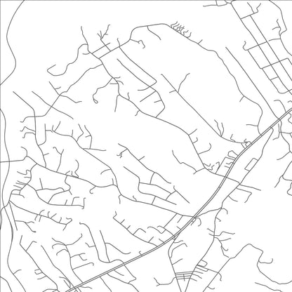 ROAD MAP OF BLUE RIDGE, VIRGINIA BY MAPBAKES