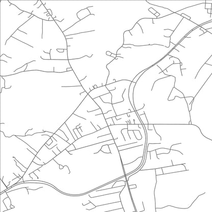 ROAD MAP OF BOWLING GREEN, VIRGINIA BY MAPBAKES