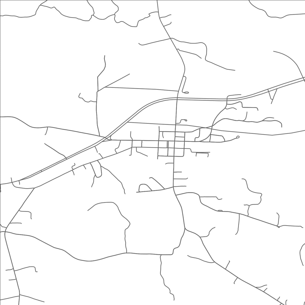 ROAD MAP OF BOYDTON, VIRGINIA BY MAPBAKES
