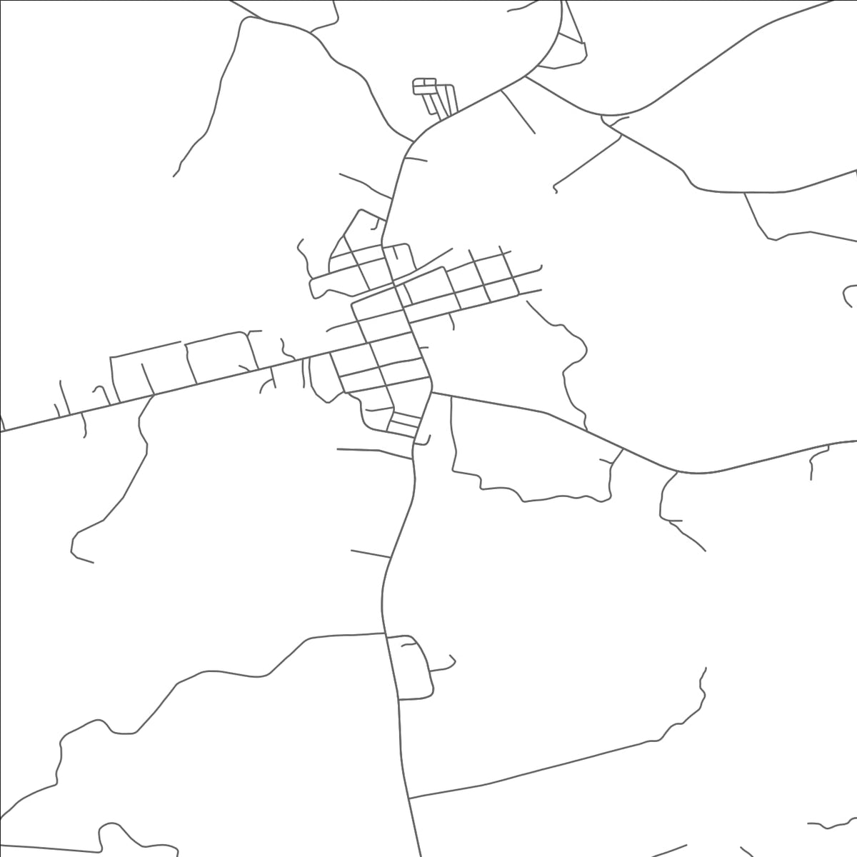 ROAD MAP OF BOYKINS, VIRGINIA BY MAPBAKES