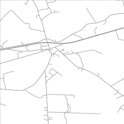 ROAD MAP OF BRANDY STATION, VIRGINIA BY MAPBAKES