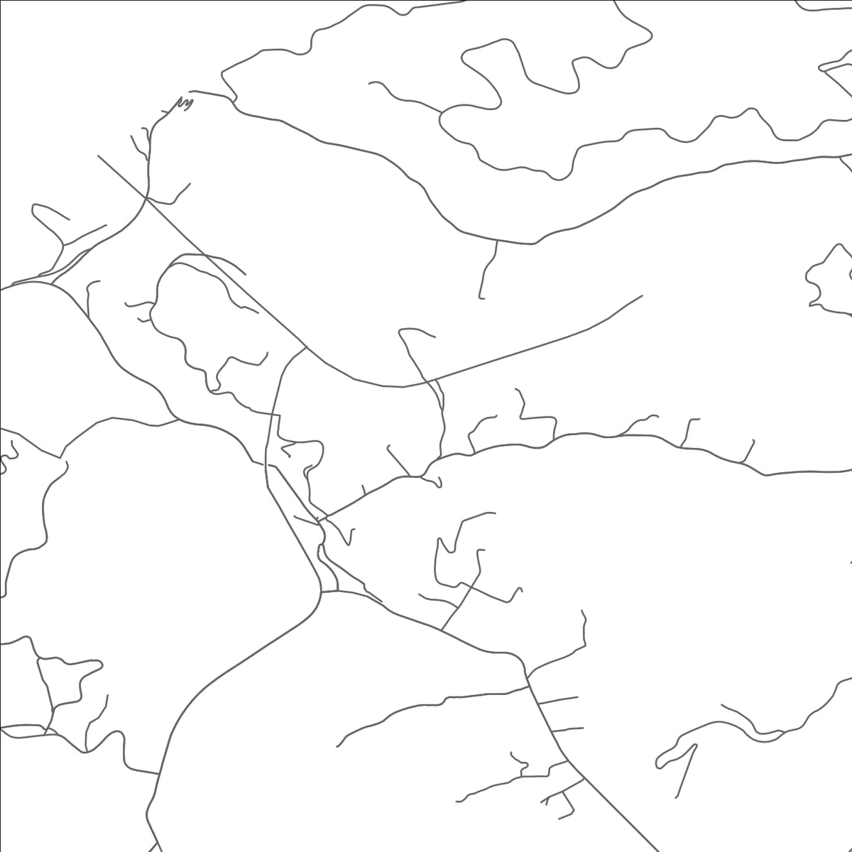 ROAD MAP OF BREAKS, VIRGINIA BY MAPBAKES