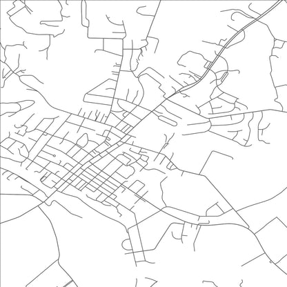 ROAD MAP OF BRIDGEWATER, VIRGINIA BY MAPBAKES