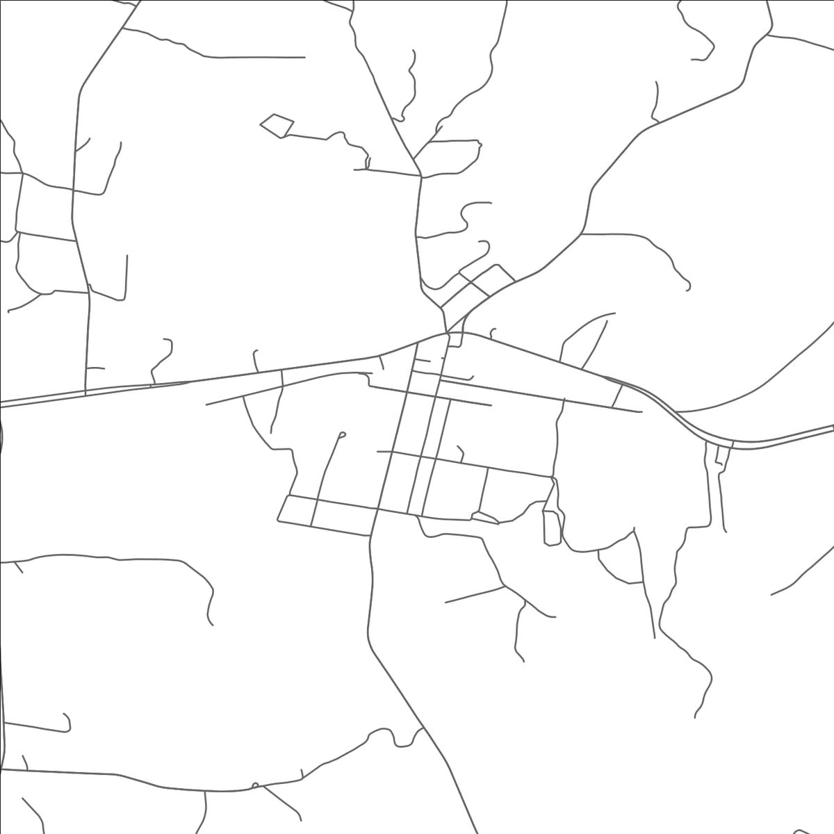 ROAD MAP OF BRODNAX, VIRGINIA BY MAPBAKES