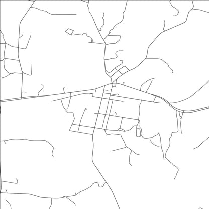 ROAD MAP OF BRODNAX, VIRGINIA BY MAPBAKES