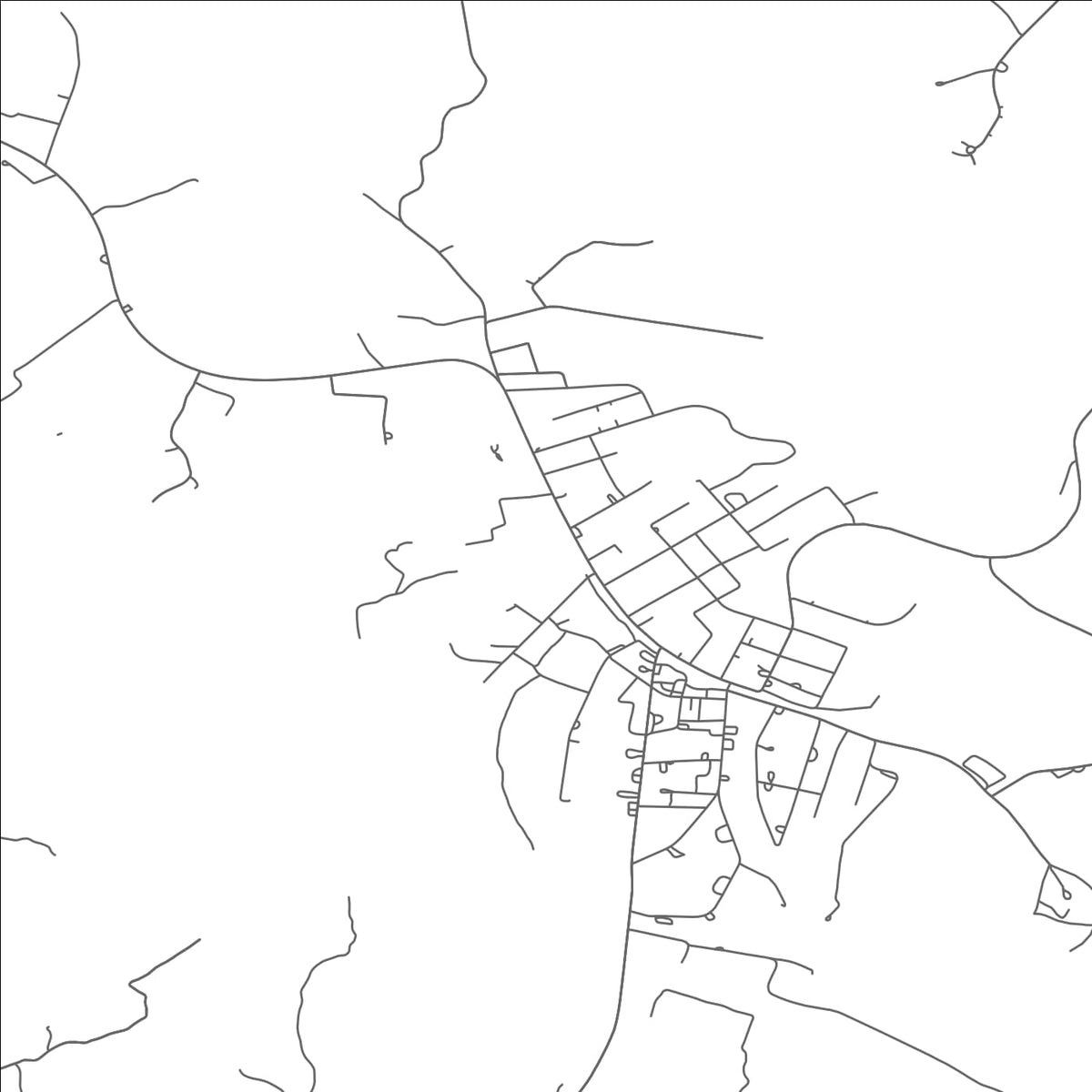 ROAD MAP OF BROOKNEAL, VIRGINIA BY MAPBAKES