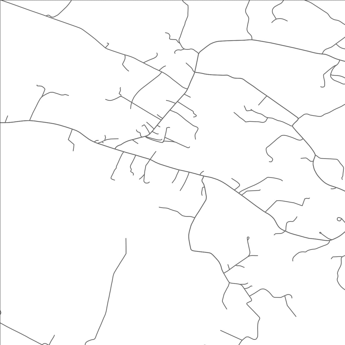 ROAD MAP OF BRUCETOWN, VIRGINIA BY MAPBAKES