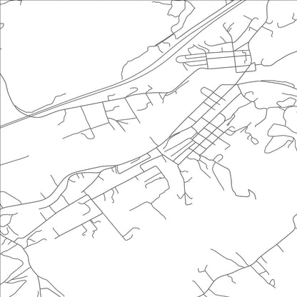 ROAD MAP OF BUCHANAN, VIRGINIA BY MAPBAKES