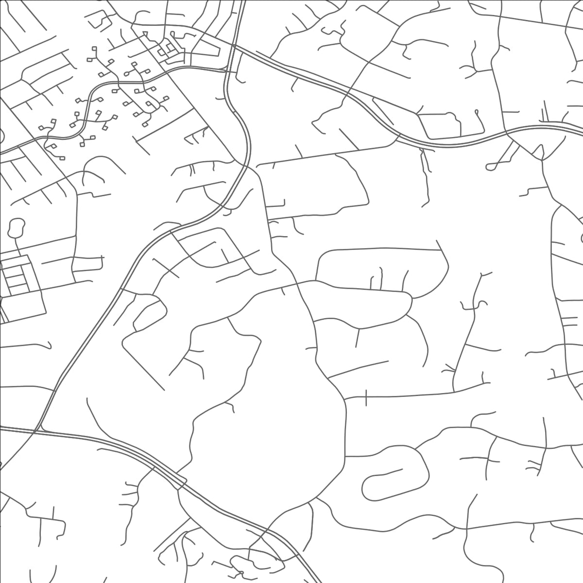 ROAD MAP OF BUCKHALL, VIRGINIA BY MAPBAKES