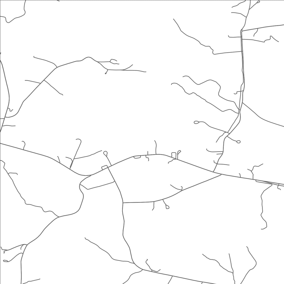 ROAD MAP OF BUCKINGHAM COURTHOUSE, VIRGINIA BY MAPBAKES