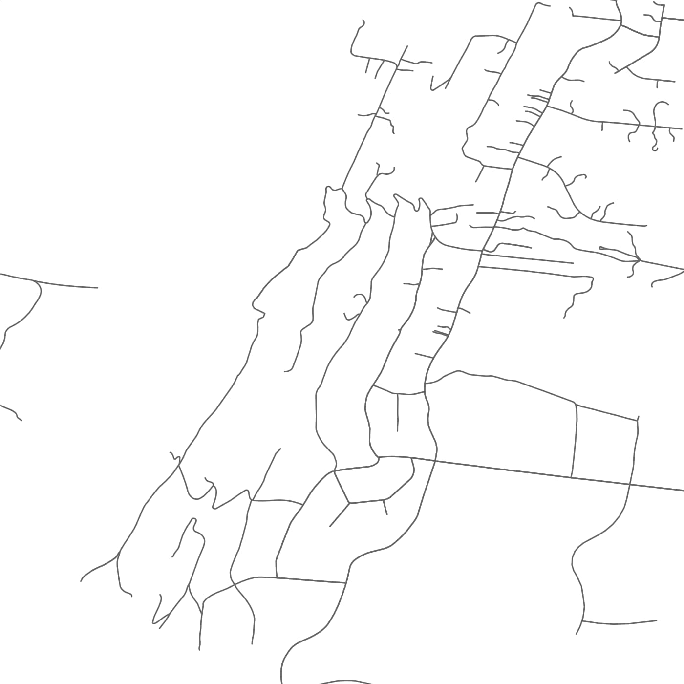 ROAD MAP OF BULL RUN MOUNTAIN ESTATES, VIRGINIA BY MAPBAKES