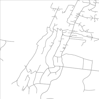 ROAD MAP OF BULL RUN MOUNTAIN ESTATES, VIRGINIA BY MAPBAKES