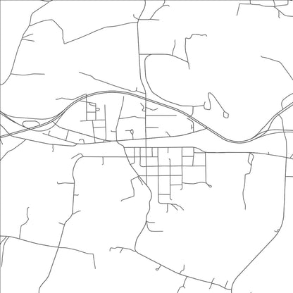 ROAD MAP OF BURKEVILLE, VIRGINIA BY MAPBAKES